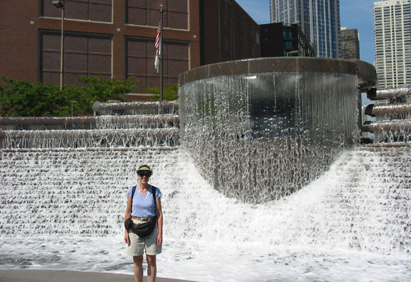 Fountain By River