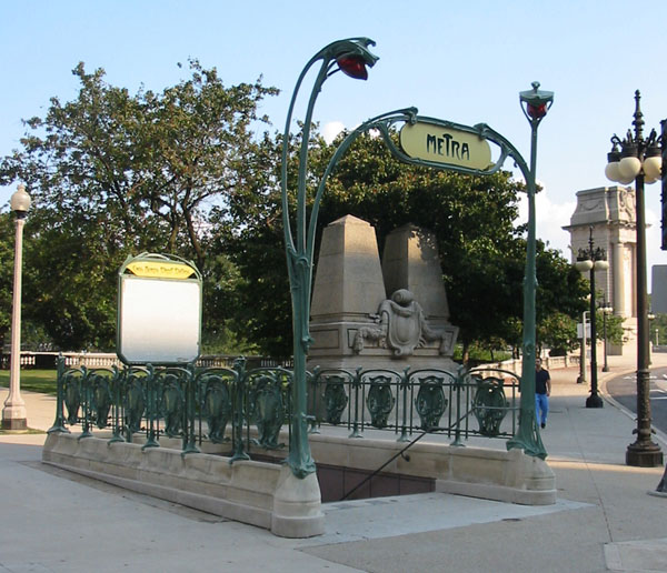 Metra Entrance